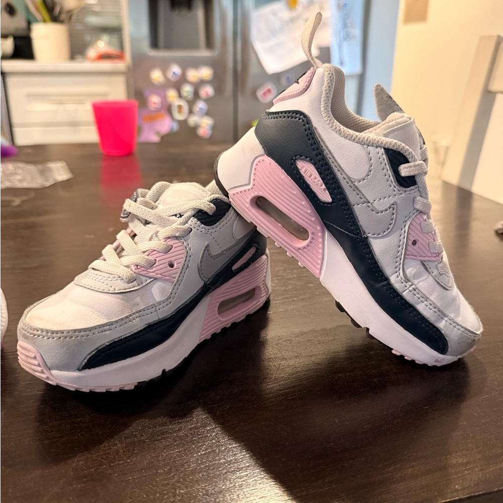 Nike Air Max Kids' Sneakers - Gray and Pink